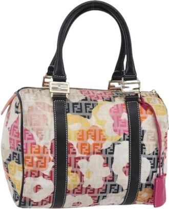 Fendi Pre-owned Canvas Handtas - Dames - Vintage Handtas - Veelkleurig - ONE Size - Vintage