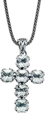 Samuel B. Silver 3.50 Ct. Tw. White Topaz Pendant