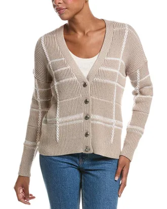 Autumn Cashmere Plaid Shaker Cardigan