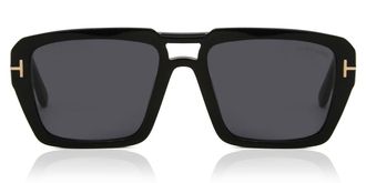 Tom Ford FT1153 REDFORD 01A Mens Sunglasses Black Size 56