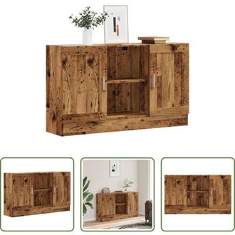 vidaXL Credenza antica - Credenza Legno Antico 120x30,5x70 cm in Truciolato