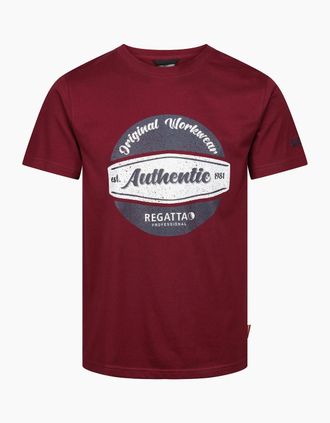 Regatta Mens Regatta Professional Mens Cotton T-Shirt - Red - Size: 42