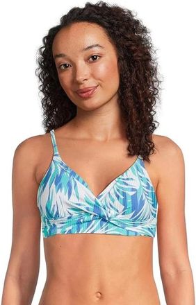 Sunsets Sea Breeze Sandbar Rib Collins Hipster Bikini Top Womens Blue GBO3189