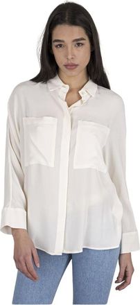Semicouture Overhemden, Dames, Wit, M, Gabrielle Acetate shirt