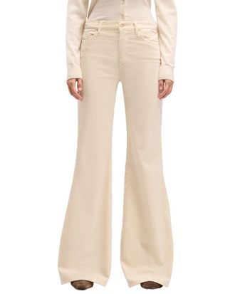 7 For All Mankind Retro Velvet Natural Flare Leg Jean