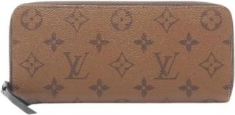 Louis Vuitton Pre-owned Portefeuille Clemence Monogram Reverse Wallet - Dames - Vintage Accessoires - Bruin - ONE Size - Vintage