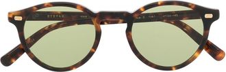 Eyevan 7285 Zonnebril met rond montuur - Bruin