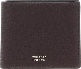 Tom Ford Accessoires, Heren, Bruin, ONE Size, Leer, Leren Portemonnee