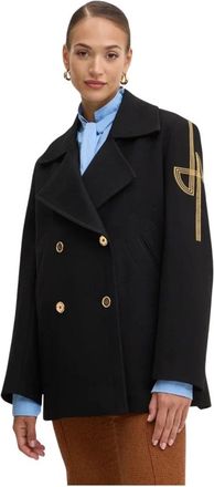 Patou Abrigo Corto Cruzado - Coats - Mujer - Negro - M