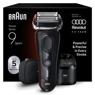 Braun Afeitadora El&eacute;ctrica De L&aacute;minas Braun Series 9 Sport 9150cc Negra Impermeable 60 Min