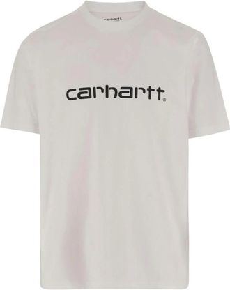 Carhartt Work in Progress Grafisch Logo T-shirt - Heren - T-shirts - Wit - L - Katoen - Tops