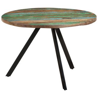vidaXL Mesa De Comedor Madera Maciza Reciclada 110x75 Cm Vidaxl
