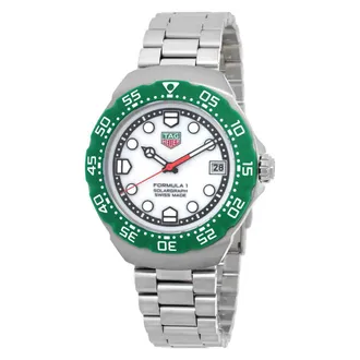 Tag Heuer Formula 1 Solargraph White Dial Mens Watch WBY111E.BA0042