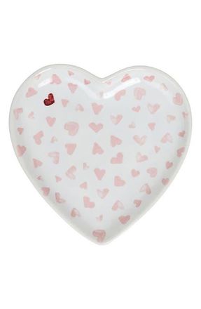 Juliska Love You More Ceramic Heart Tray in Pink at Nordstrom