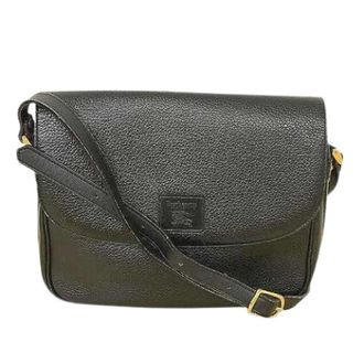 Burberry Pre-owned Cross Body Bags, female, Black, Size: ONE SIZE Pre-owned Leather Crossbody Bag