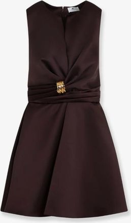 Elisabetta Franchi Duchesse Satin Dress