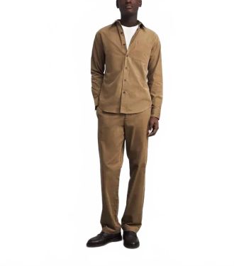 Vince Corduroy Long Sleeve Shirt In Teton