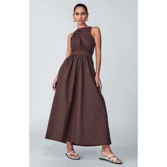 Willa Liliana Dress in Chocolate at Nordstrom, Size 12