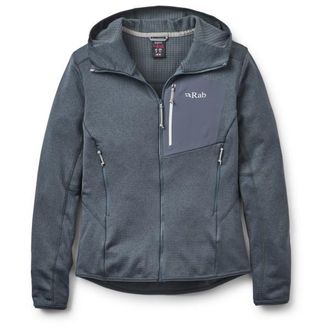 RAB Ascendor Hoody Fleecejacke f&uuml;r Damen | blau/grau