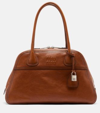Miu Miu Bolso bowling Vivant Medium de piel