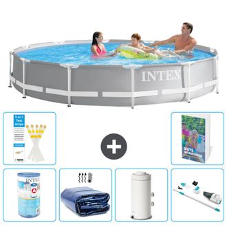 Intex Piscina Prism Frame Redonda - 366x76 Cm - 7-piezas S120