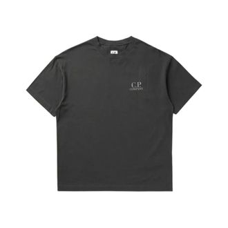C.P. Company Hombre, Camisetas, Gris, Talla: S