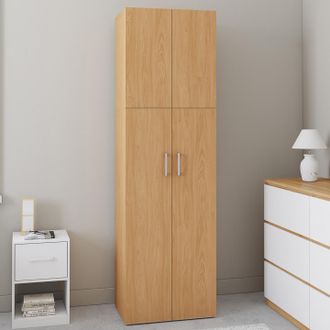 IDMarket Juliana Armario De Madera De 2 Puertas 50 Cm Con Estante
