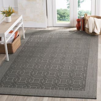 Safavieh Palm Beach Machine Made Area rug, Ash Contemporary Style Easy Care