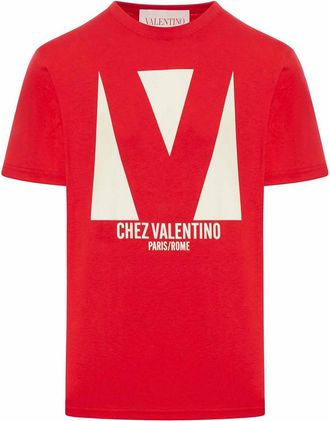 Valentino Garavani Chez Valentino Print Cotton T-Shirt