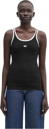 Wales Bonner Sonic Vest - Dames - Tops zonder mouwen - Zwart - M - Tops