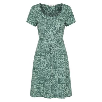 Mountain Warehouse Dames Orchidee Patroon UV Jurk (Felle Groen)