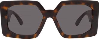 Versace Dark Grey Square Ladies Sunglasses VE4478U 108/87 55