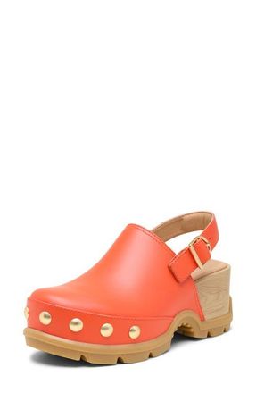 Sorel ROAMN RVT Clog in Crimson Fire/Gum at Nordstrom, Size 10.5