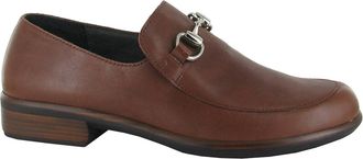 Naot Womens Bentu Loafer In Chestnut Soft Leather