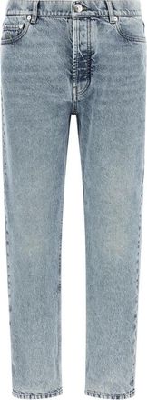 Brunello Cucinelli Iconische Vijf-zakkenbroek - Heren - Regular Fit Jeans - Blauw - M - Katoen - Jeans