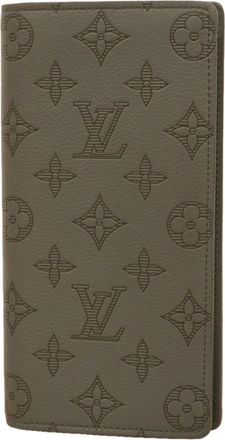 Louis Vuitton Anthracite Gray Long Wallet (Bi-Fold) (Pre-Owned)