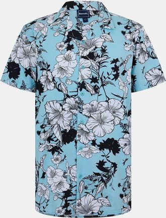 Bench Mens Shirt Ss Elgdo - Blue - Size: Regular/40