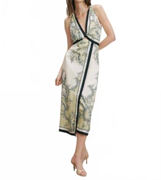 Veronica Beard Kaliza Dress In Light Pistachio