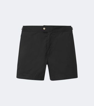 Tom Ford Technical poplin swim trunks