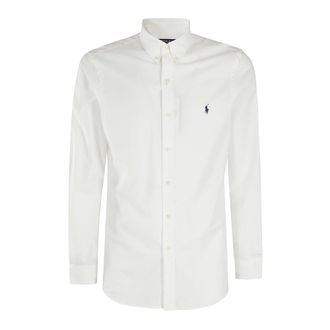 Polo Ralph Lauren Casual Shirts, male, White, Size: XL Stylish Shirt