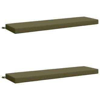 vidaXL Cuscini Per Panchina A 2 Pezzi Soest 2 Pz 100% Poliestere Vidaxl