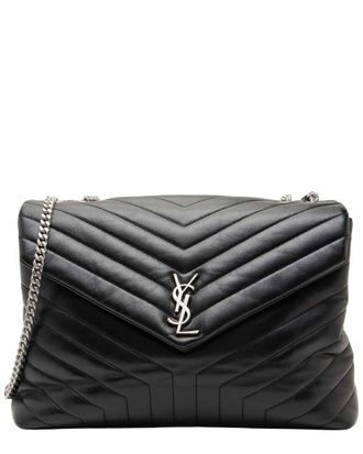 Saint Laurent Matelass&eacute; Monogram Loulou Chain Large Shoulder Bag (Authentic Pre-Loved)