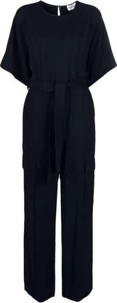 P.A.R.O.S.H. Poker Jumpsuit - Dames - Jumpsuits - Blauw - XS - Polyester - Jumpsuits & Playsuits