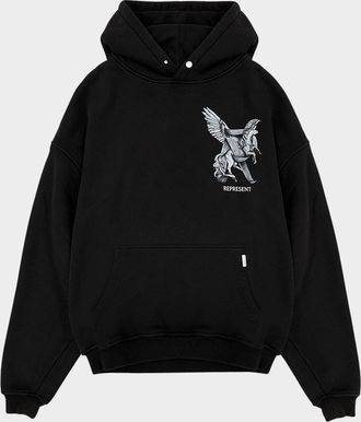 Represent Mens Elegance in Motion Oversized Hoodie