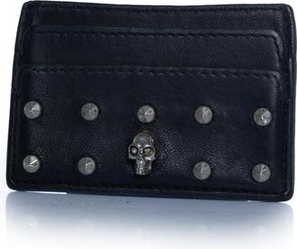 Alexander McQueen Alexander McQueen, zwart leren kaarthouder