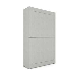 Itamoby Armario alto 4 puertas 100x35x165 cm efecto madeira cachemira