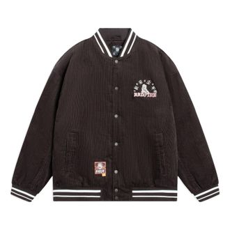 Li-Ning BadFive Graphic Baseball Jacket Dark Brown AJMS113-3
