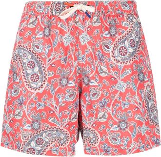 Altea paisley-print swim shorts - men - Polyester/Polyester - S - Orange