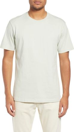 Frame Denim Logo Cotton T-Shirt in Grey Green at Nordstrom, Size X-Small
