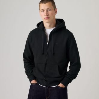 Levi's New Original Zip Up Hoodie - Mens - 2XL - Black